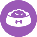 Icon circle bowl